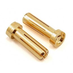 RcPro 24K plated 5mm male...